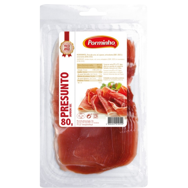 JAMBON SEC PORMINHO 80G