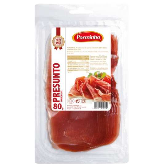 PRESUNTO SECO DE PORMINHO 80G