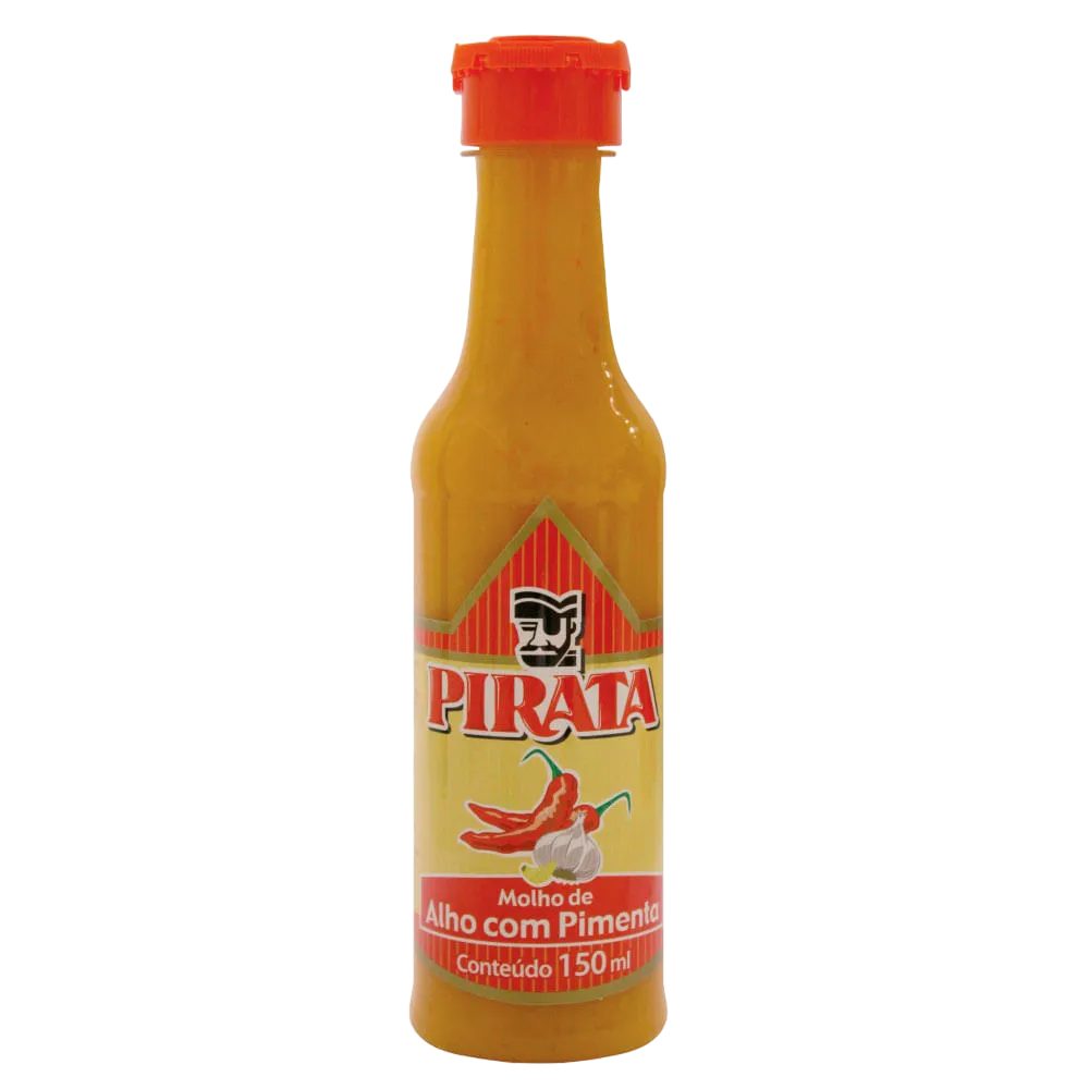 SAUCE À L'AIL COM PIMENTA PIRATA 150ML