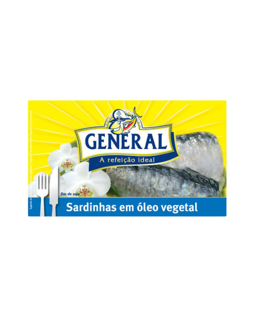 SARDINES HUILE D'TOURNESOL GENERAL 125G
