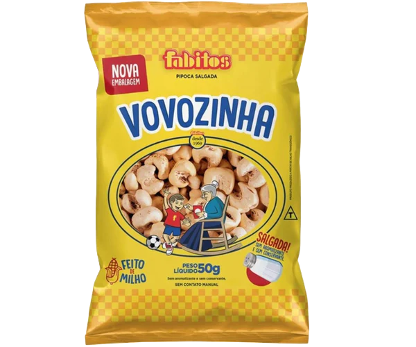 PIPOCA SALGADA VOVOZINHA 50G