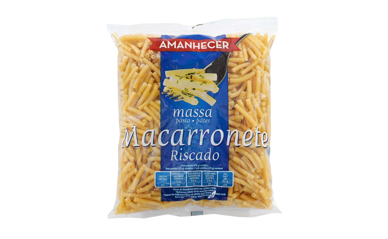 PATE MACARRONETE RISCADO AMANHECER 500G