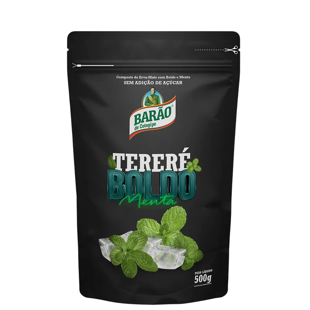 ERVA TERERE MENTA E BOLDO 500G