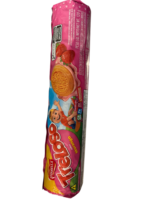 Biscoito Recheado Treloso Morango