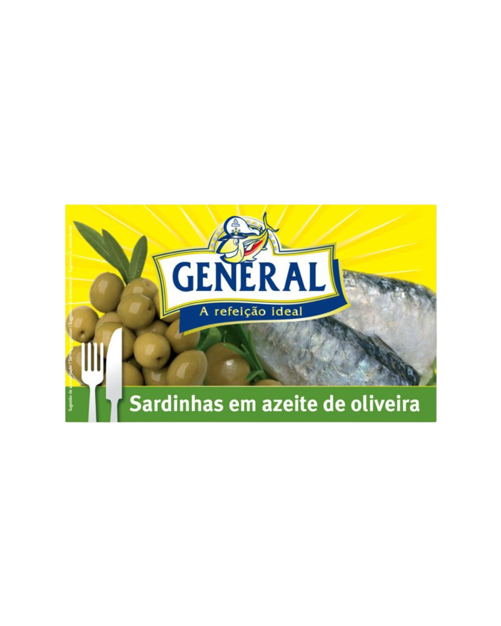 SARDINES HUILE D'OLIVE GENERAL 125G
